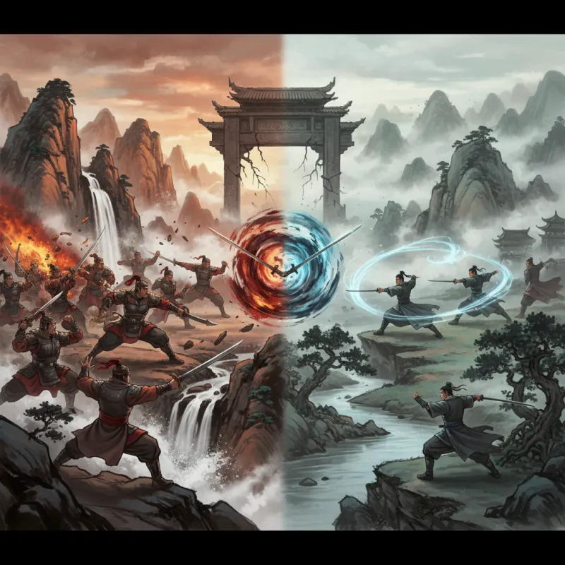 External vs. Internal Martial Arts: The Great Divide in Wuxia