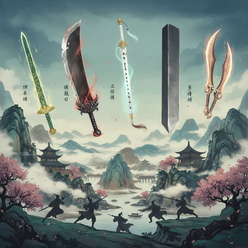 The Most Famous Swords in Wuxia Fiction: A Definitive Ranking