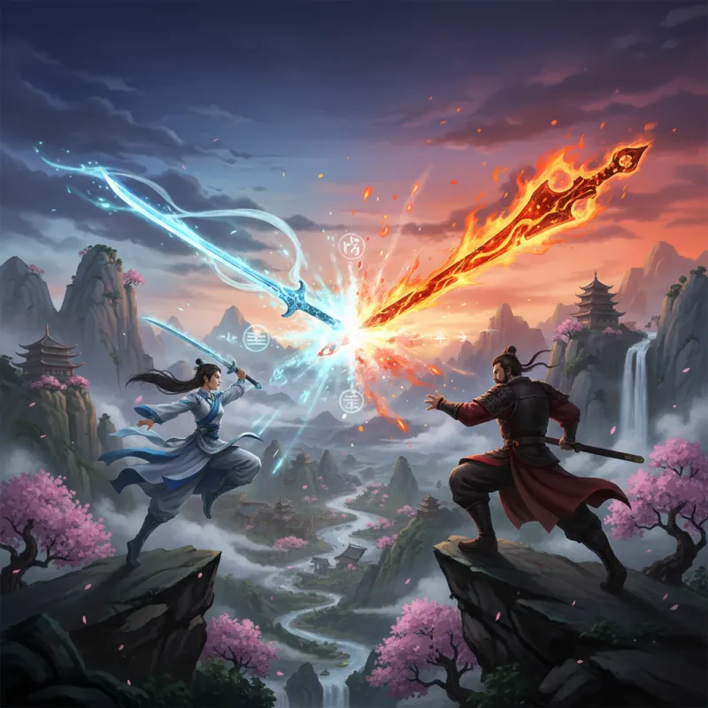 The Heavenly Sword and Dragon Saber: Twin Weapons of Destiny
