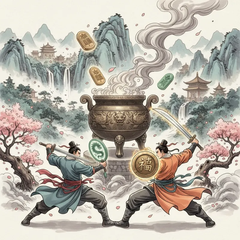 Sacred Objects of Chinese Mythology: Seals, Mirrors, and Cauldrons