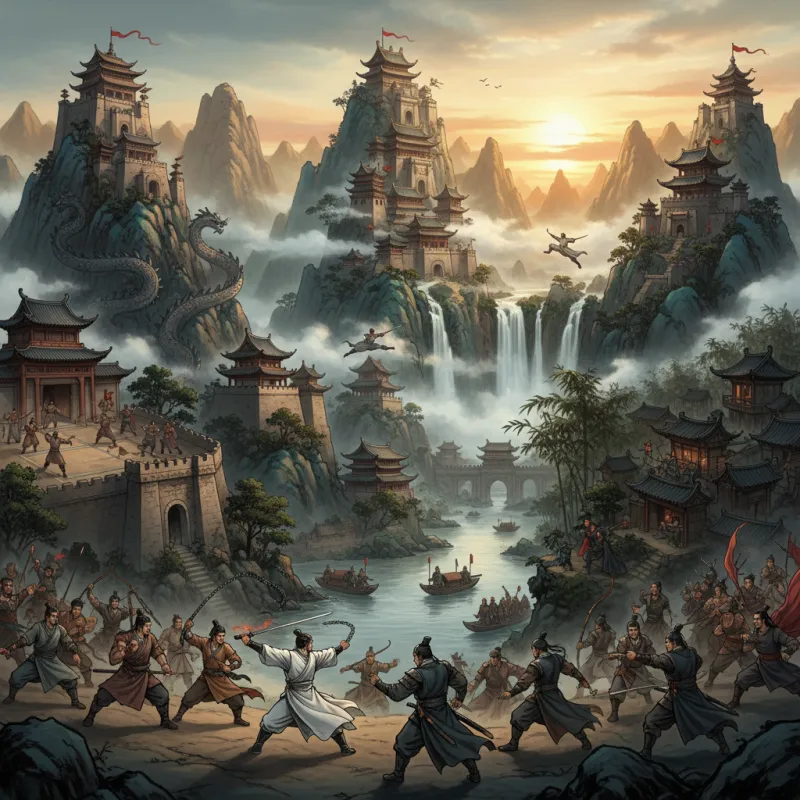 Sects and Clans in Wuxia: The Organizations That Rule the Martial World