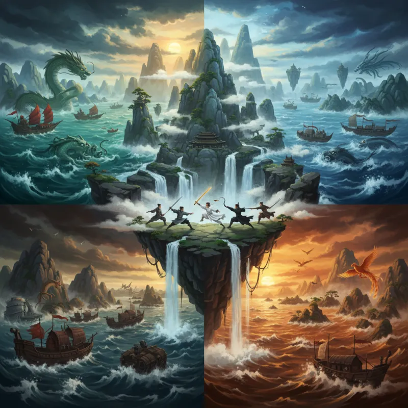 The Four Seas and the Shape of the Ancient Chinese World