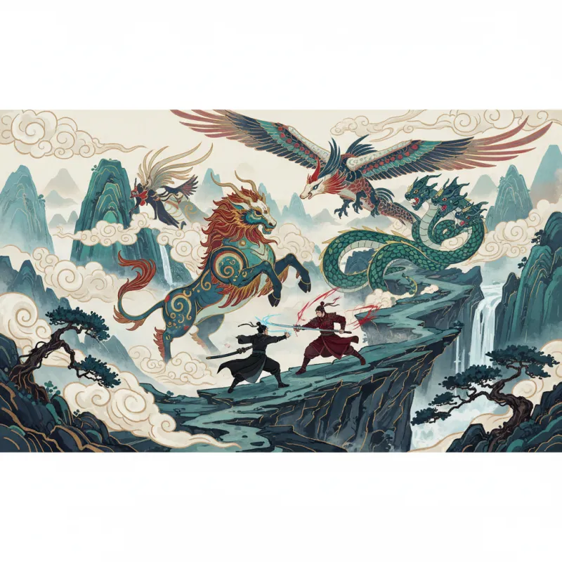 Shanhai Jing in Modern Art: Contemporary Illustrations of Ancient Beasts
