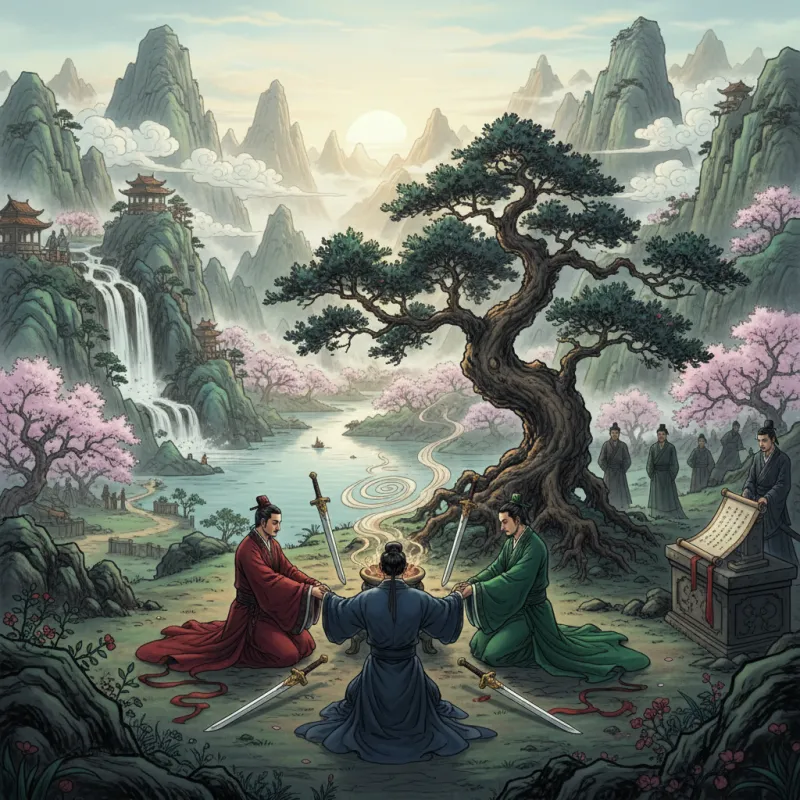 Sworn Brotherhood in Wuxia: The Sacred Ritual of Jiéyì