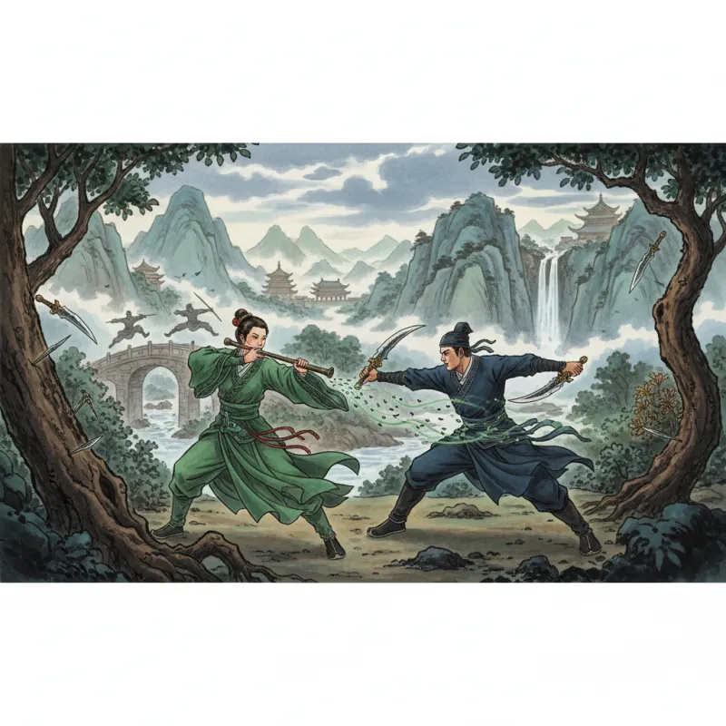 Poison Needles and Flying Daggers: Hidden Weapons in Wuxia Combat