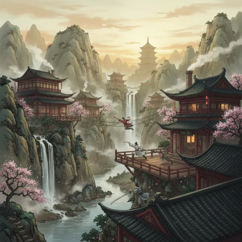 Tea Houses in Wuxia: Where Stories Begin