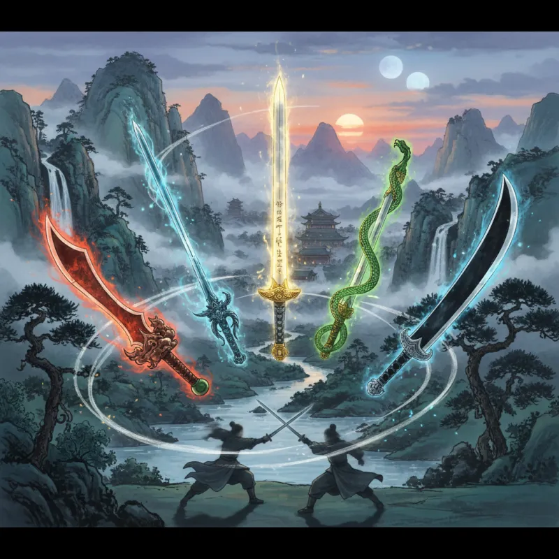 Legendary Weapons of Wuxia: The Swords That Have Names