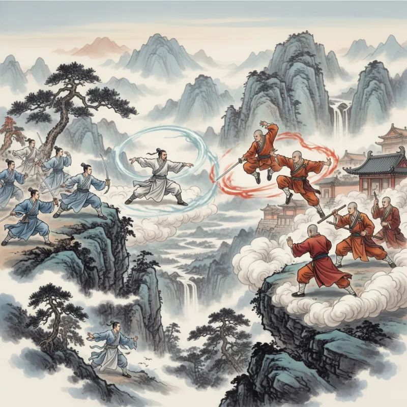 Wudang vs Shaolin: Two Philosophies of Combat